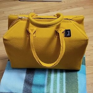 Burel Mountain Originates Mustard Felt (Travel?) Bag
